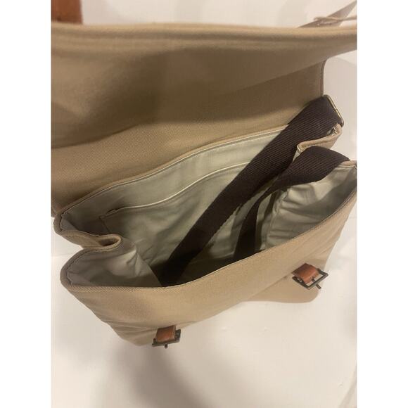 Bici By Bar | Messenger Duffle Bag | Overnight Travel Carry‎ On Bag | NWT | Tan - Picture 11 of 13